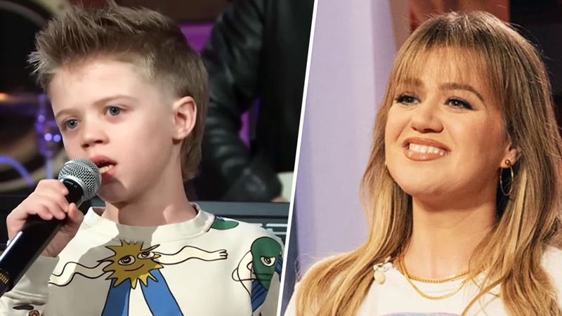  Kelly Clarkson’s Kids Join Her on The Kelly Clarkson Show, Remington Reacts to His Viral Performance