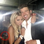 Robin Thicke and Lana Scolaro Pics