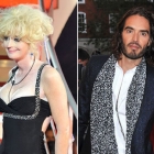 Lauren Harries and Russell Brand