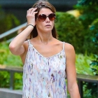  Ashley Greene flashes slim pins in floaty slip dress