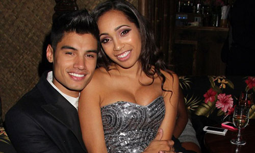 Siva Kaneswaran with Nareesha McCaffrey