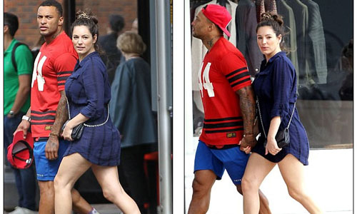 Kelly Brook with David McIntosh