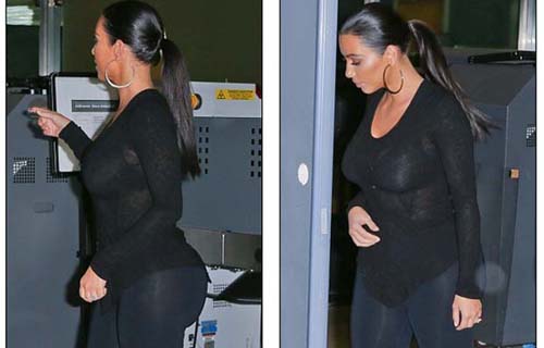 Kim Kardashian tight dress