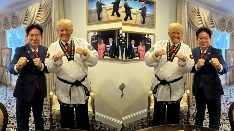  ‘It’s My Honour’: Trump Receives Black Belt