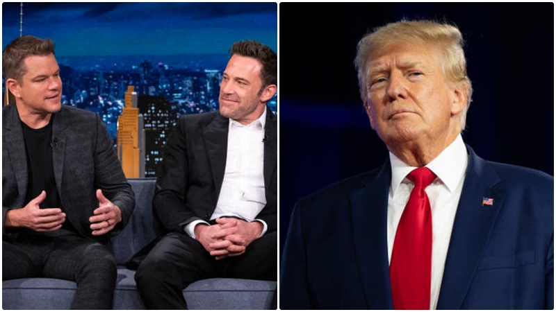 Matt Damon And Ben Affleck and Trump