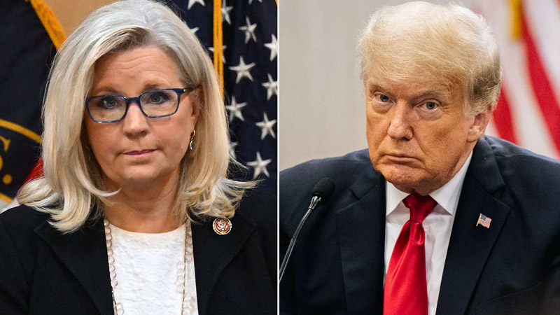 Liz Cheney and trump