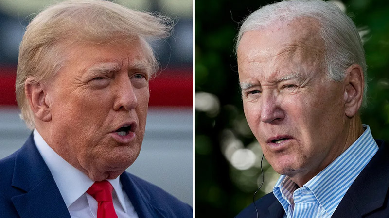 Trump and Biden