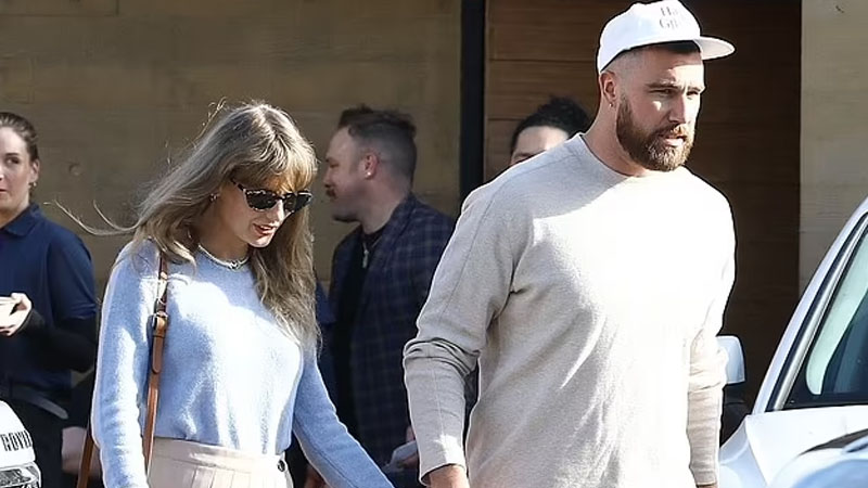 Taylor Swift and Travis Kelce