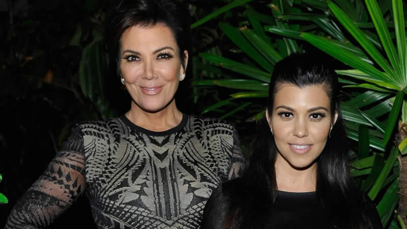 kris Jenner and kourtney kardashian