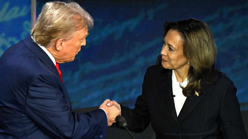 trump and kamala harris