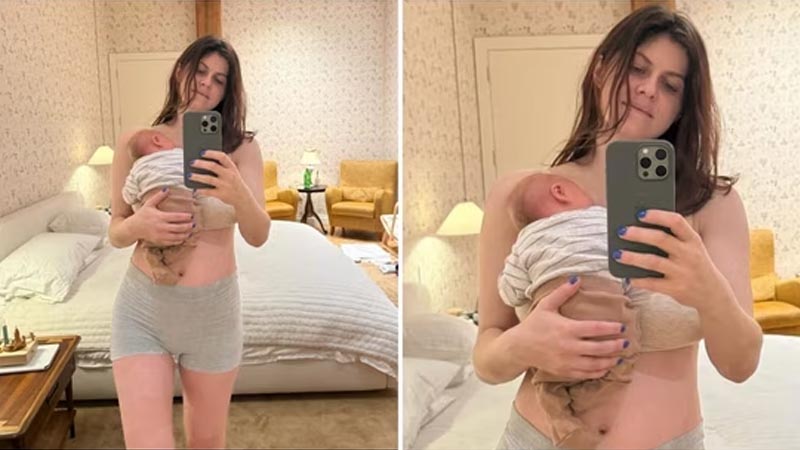  Alexandra Daddario Flaunts Postpartum Glow in Stunning Snap Featuring Her Rainbow Baby