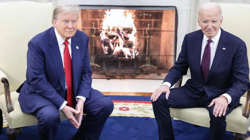  “Who Was in Charge of the Fireplace?”: Social Media Fixates on Roaring Blaze During Trump-Biden Meeting