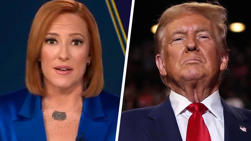 Jen Psaki and trump