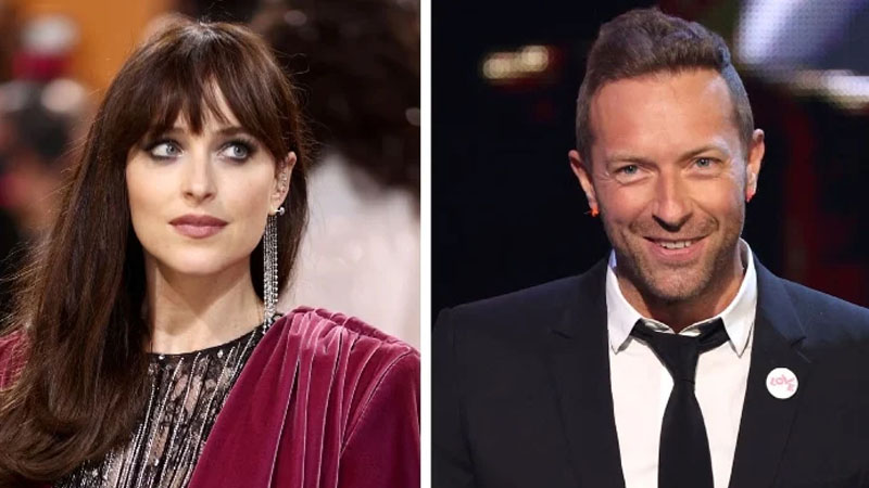 Dakota Johnson and Chris Martin