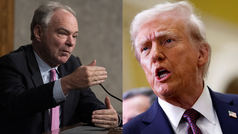 Tim Kaine and trump