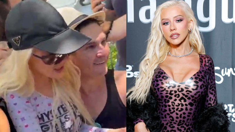  Christina Aguilera Startled as Fan Crosses Personal Boundaries During Autograph Signing in Brazil