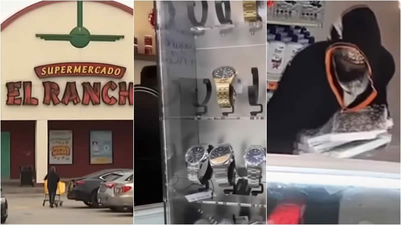 El Rancho smash-and-grab