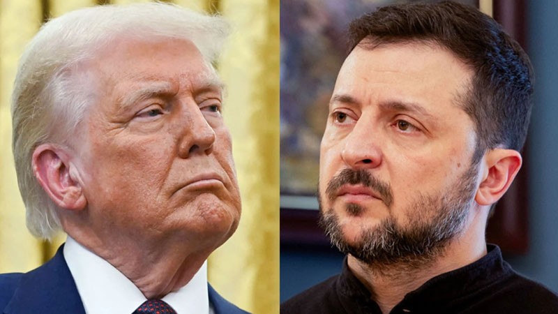 Zelensky and trump